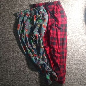 Lego Kids Pajama Bottoms - Red and Gray